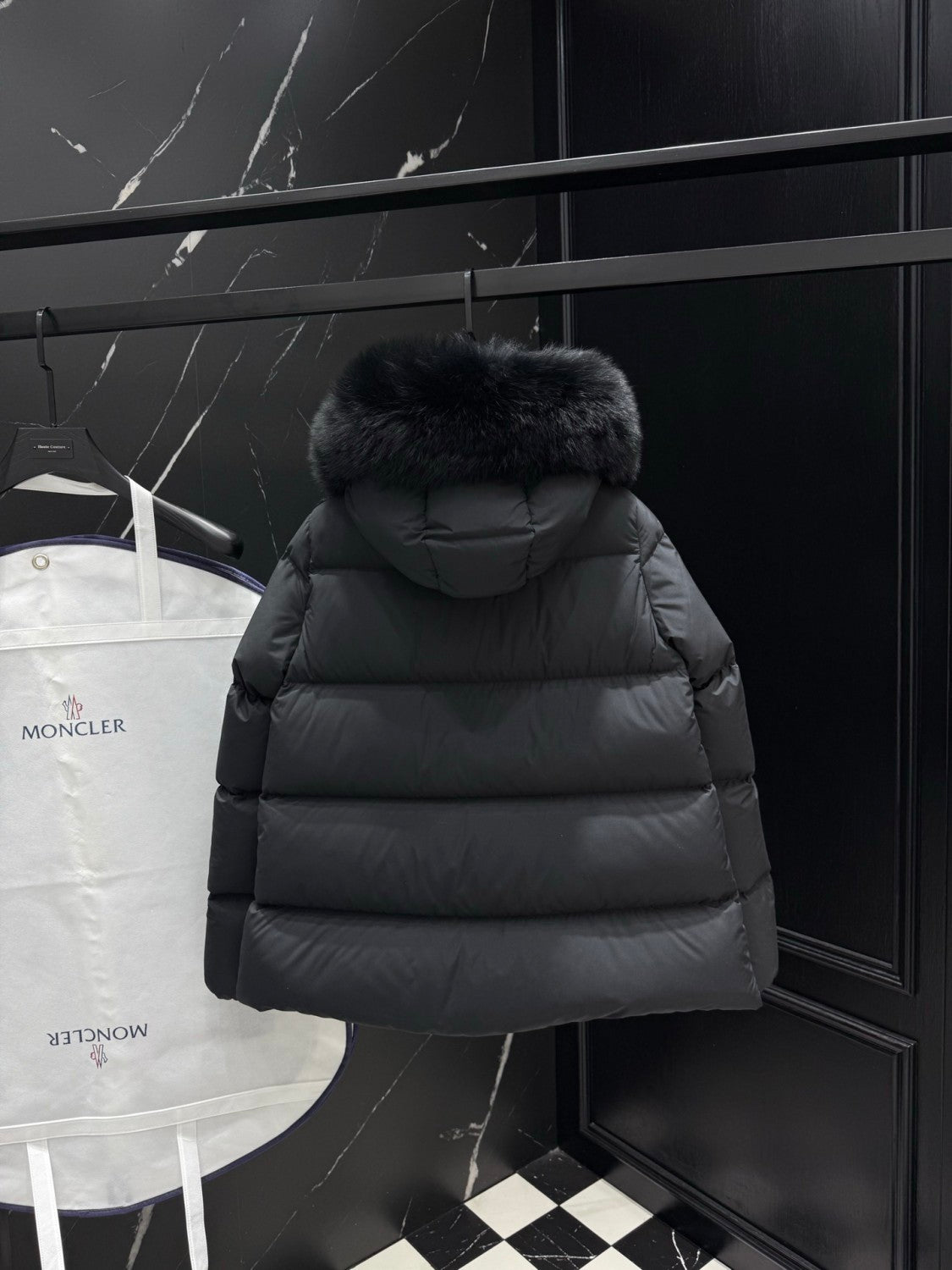 Moncler Laichefur Women's Hooded Short Down Jacket #336080