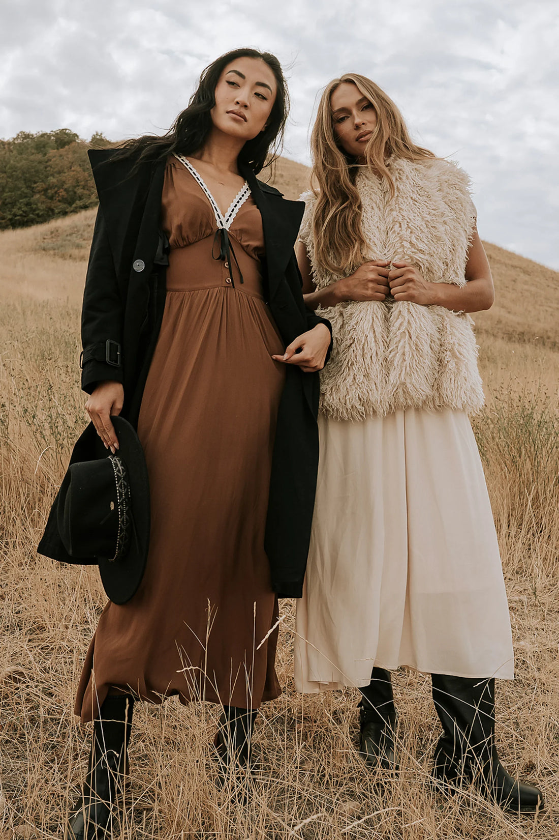 Kaydence Maxi Dress in Brown