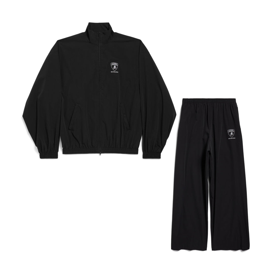 Balenciaga Men's Automobili Lamborghini Tracksuit Jacket Pants in Black#323881
