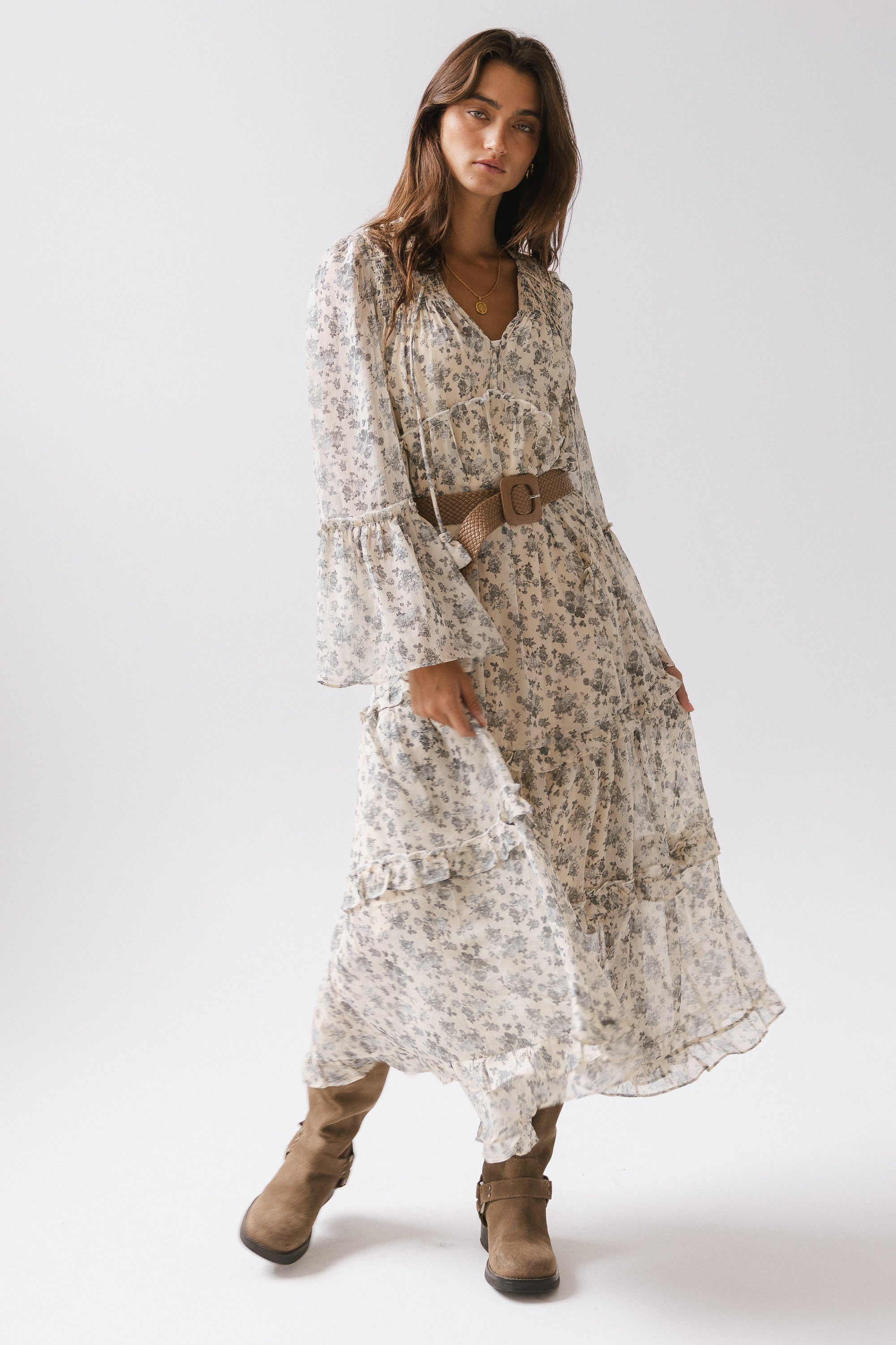 Luna Floral Maxi Dress