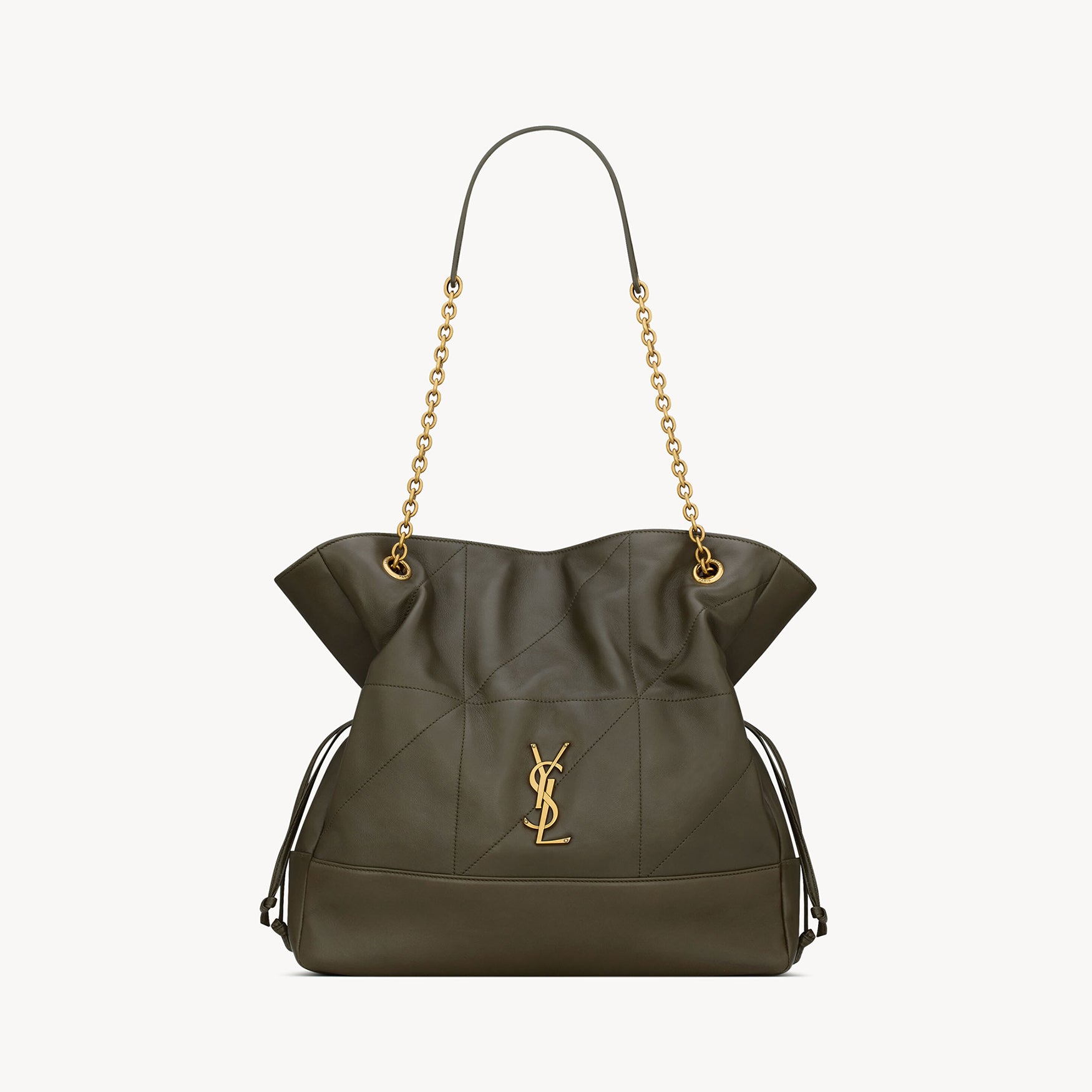 SAINT LAURENT JAMIE Women's Solid Color Suede Leather Chain Shoulder Strap Shopping Bag Shoulder Bags #75511