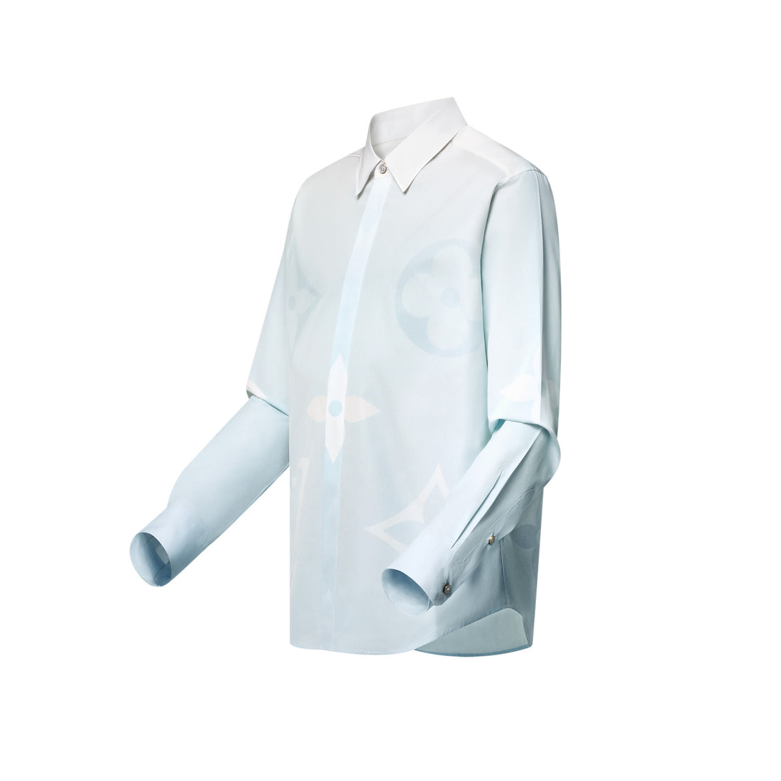 Louis Vuitton Men's And Women's Spring/summer Fashion Casual Single Breasted Classic Printed Collared Long Sleeved Shirt #78428