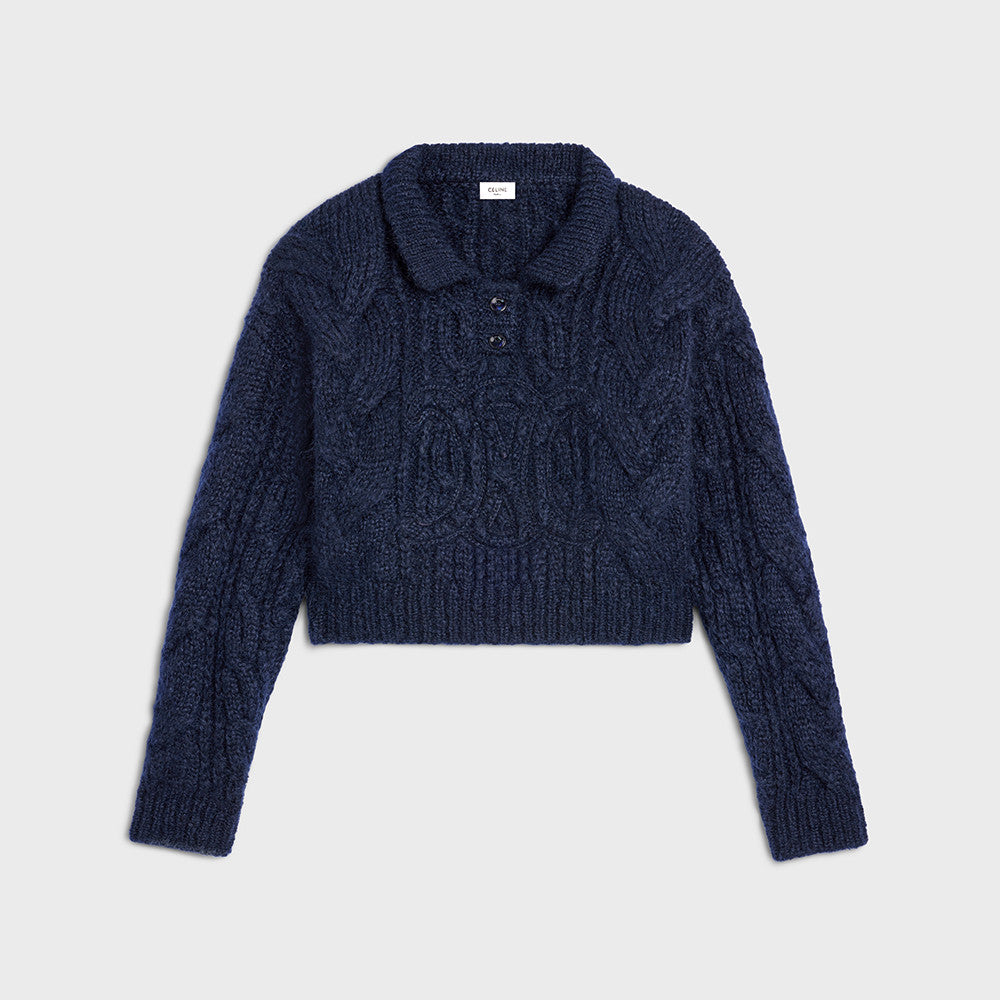 Celine Sweater Aran Mohair and Wool #336382