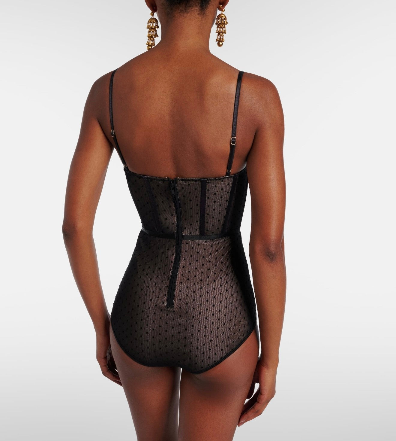 Zimmermann Dot Bodysuit Black #336152