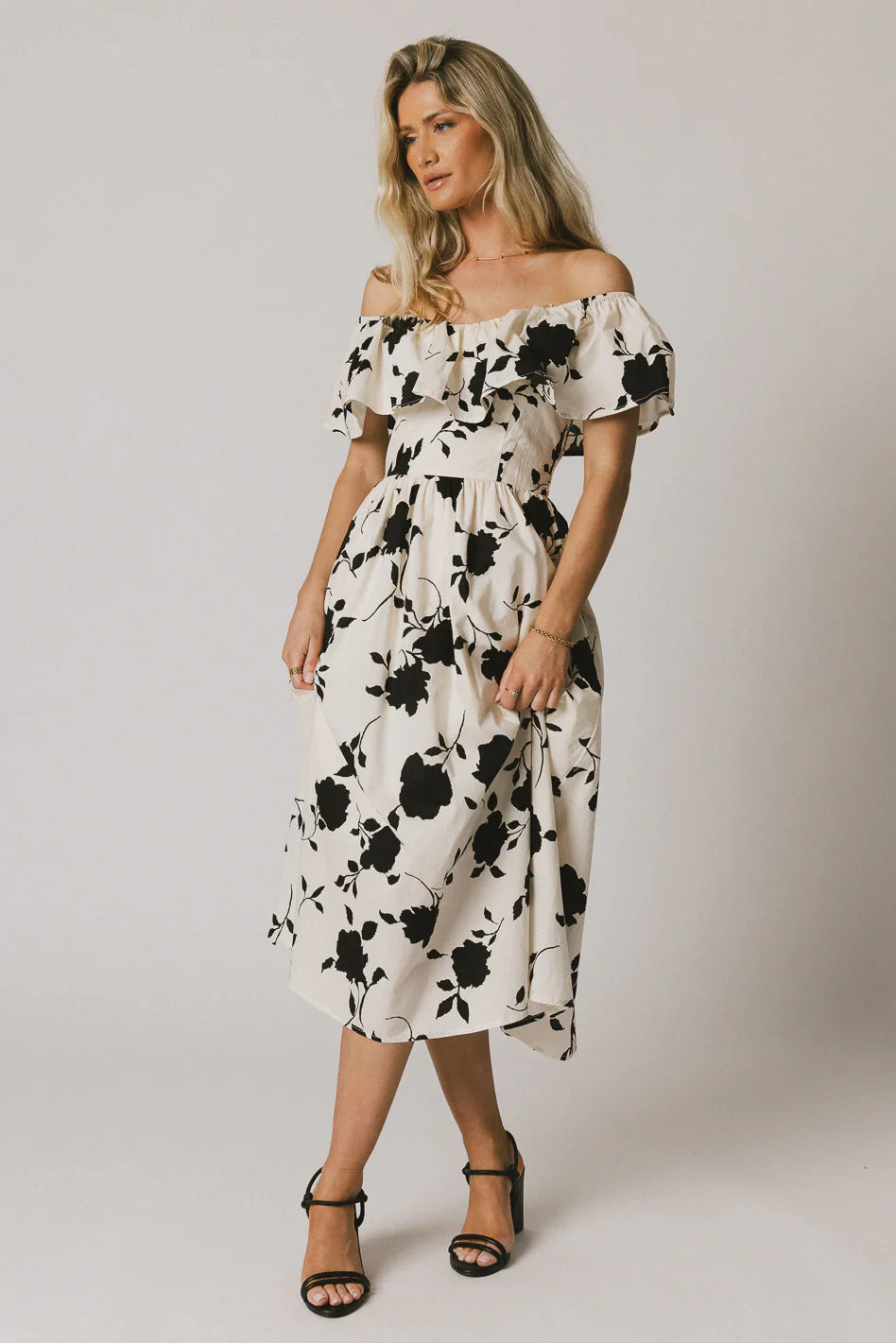 Chaney Floral Midi Dress