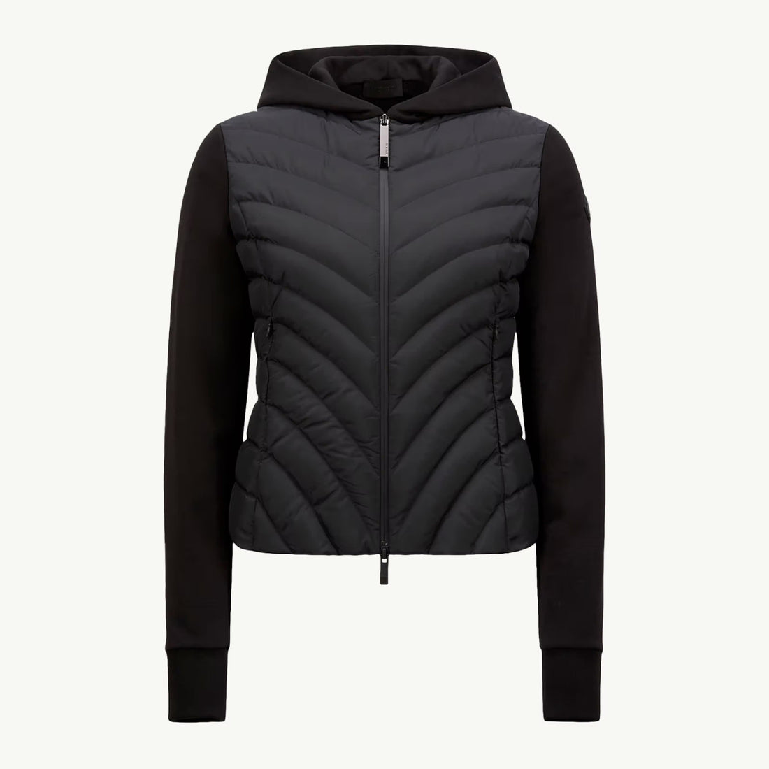 Moncler Women's Winter Fashion Casual Duck Down Single Pane Patchwork Down Jacket Hooded Zipper Long Sleeve Down Coat Jacket #78586