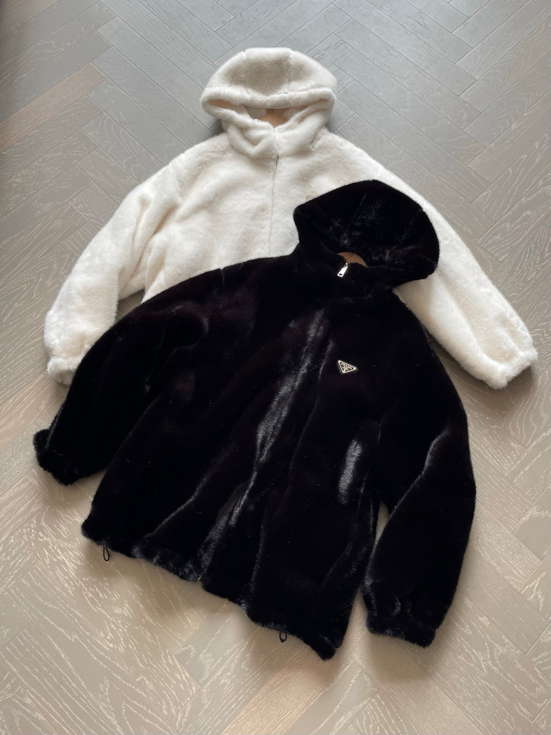 Prada White Reversible Aspen Jacket #336216