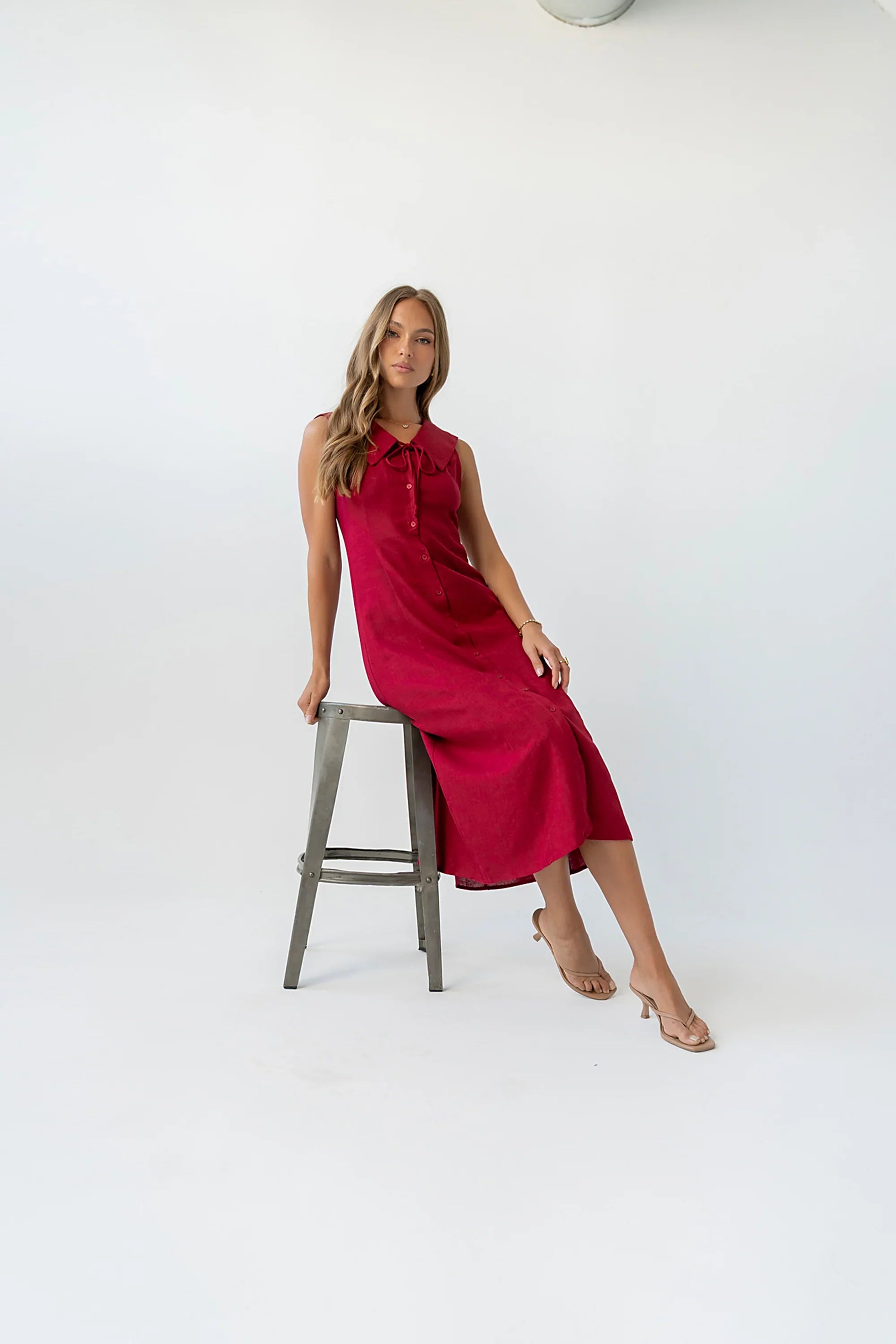 Danika Button Down Maxi Dress