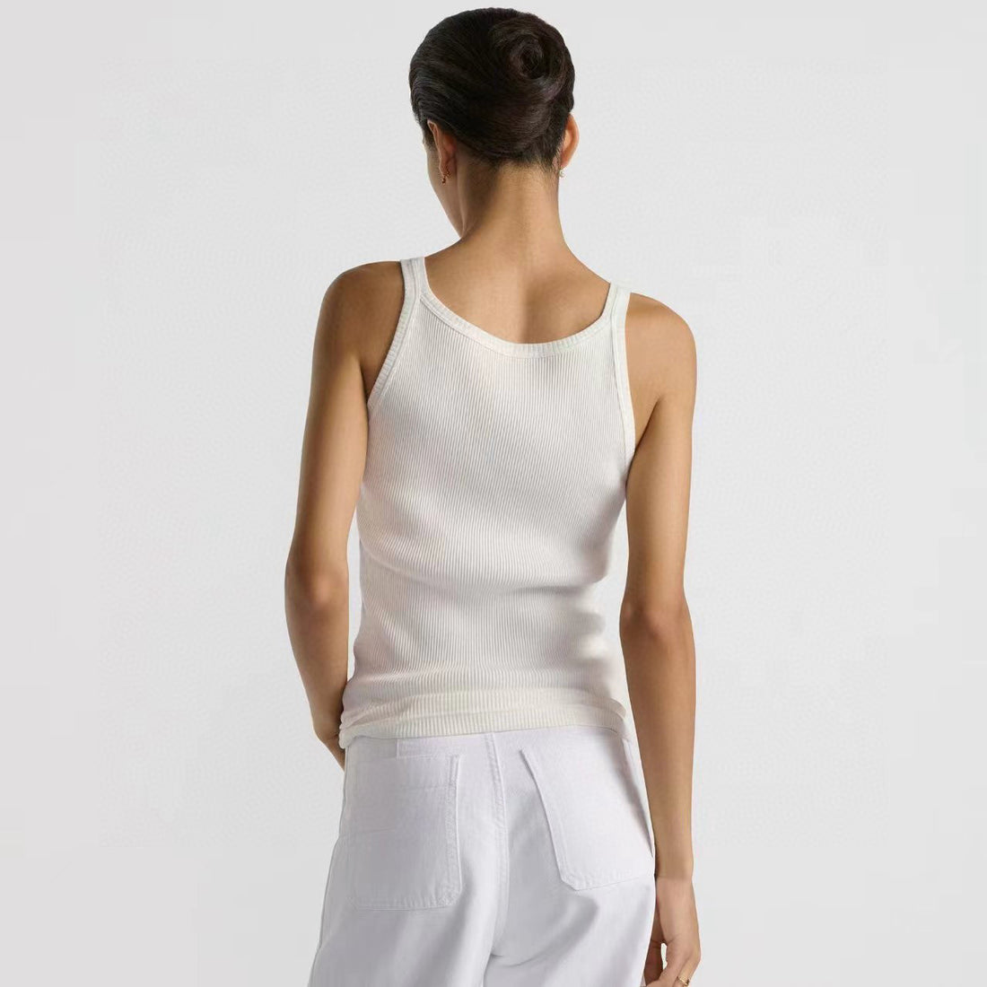 Dior Women's Summer Fashion Casual Crew Neck Pullover Sleeveless Tank Top with Hand-Painted Print and Letter Embellishments Vest #78786