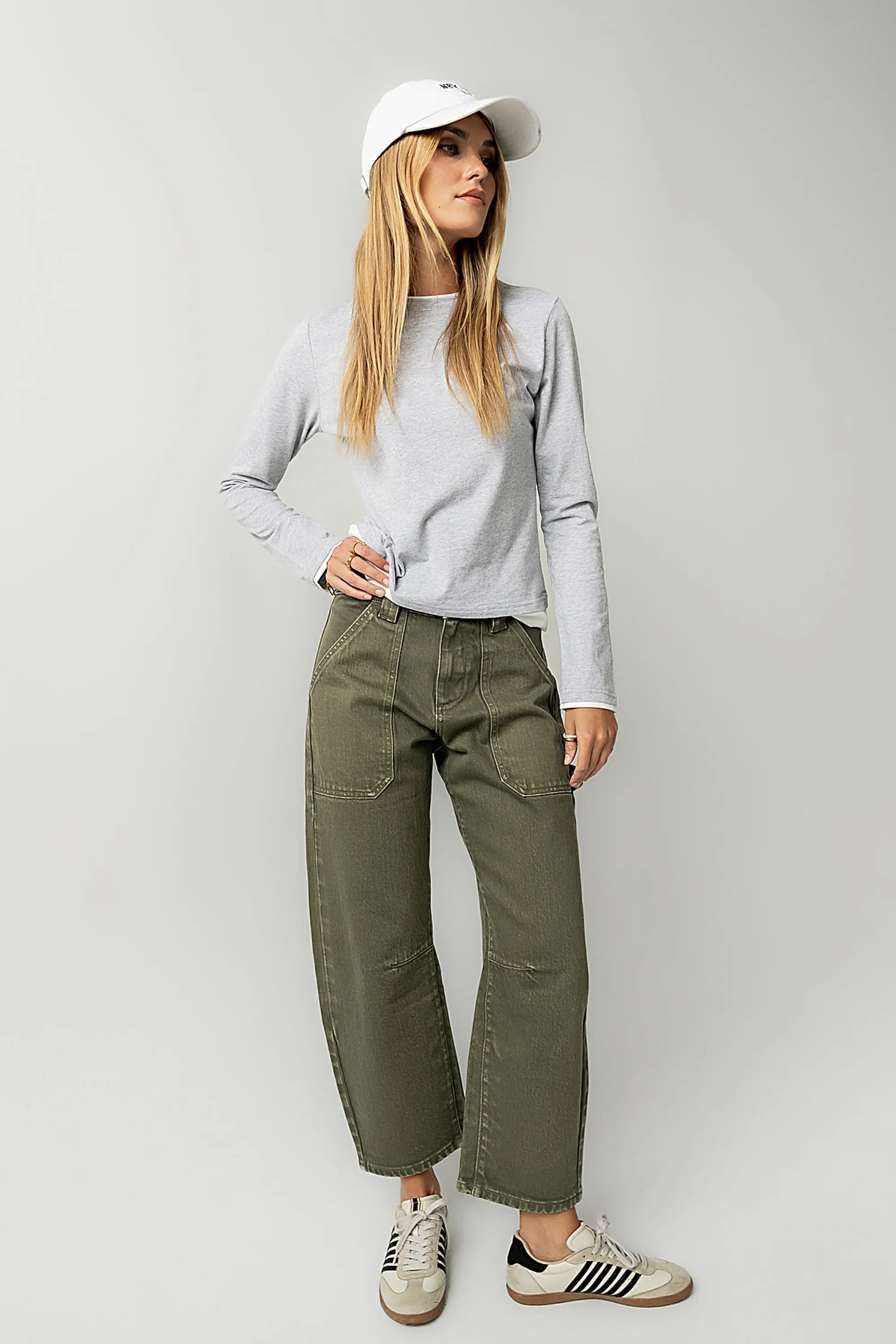 Destiny Double Layer Top in Grey