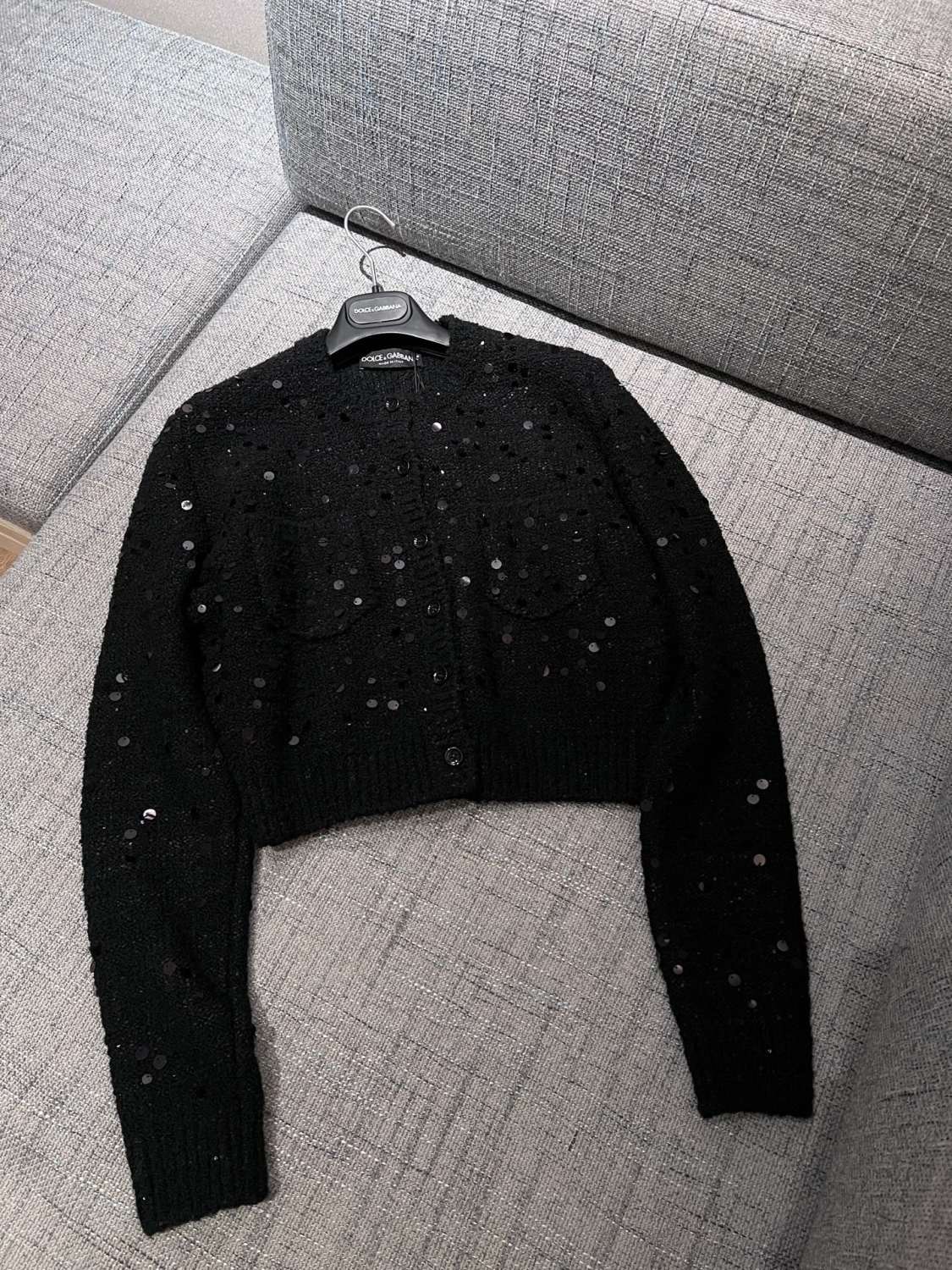 Dolce Gabbana Women's Wool blend Cardigan in Black #333095
