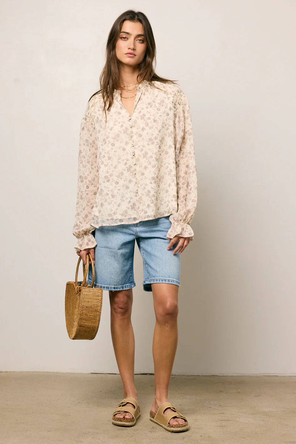 Knightley Button Blouse