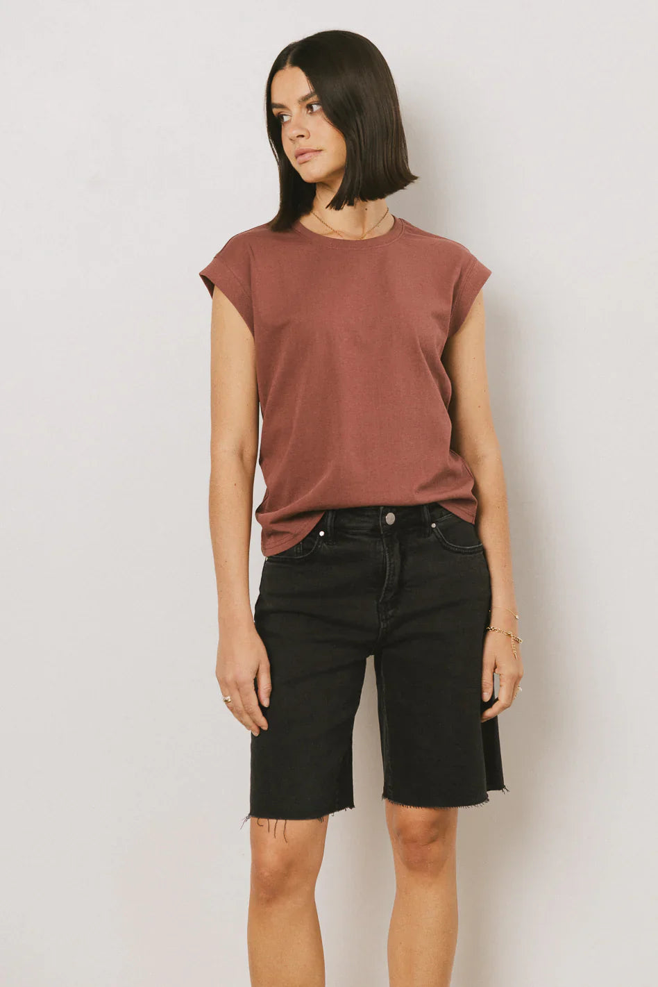 Arlo Top in Brick