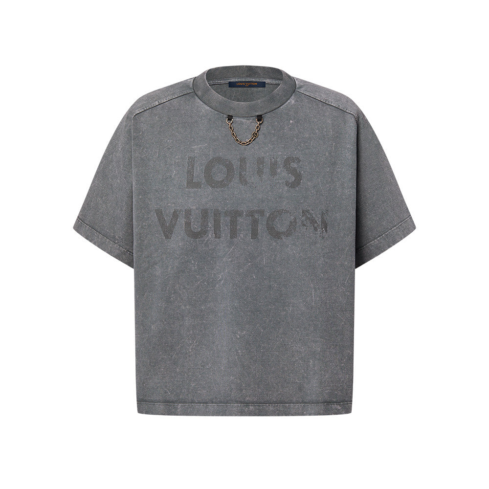 Louis Vuitton Vintage Effect T-shirt Shorts #317096