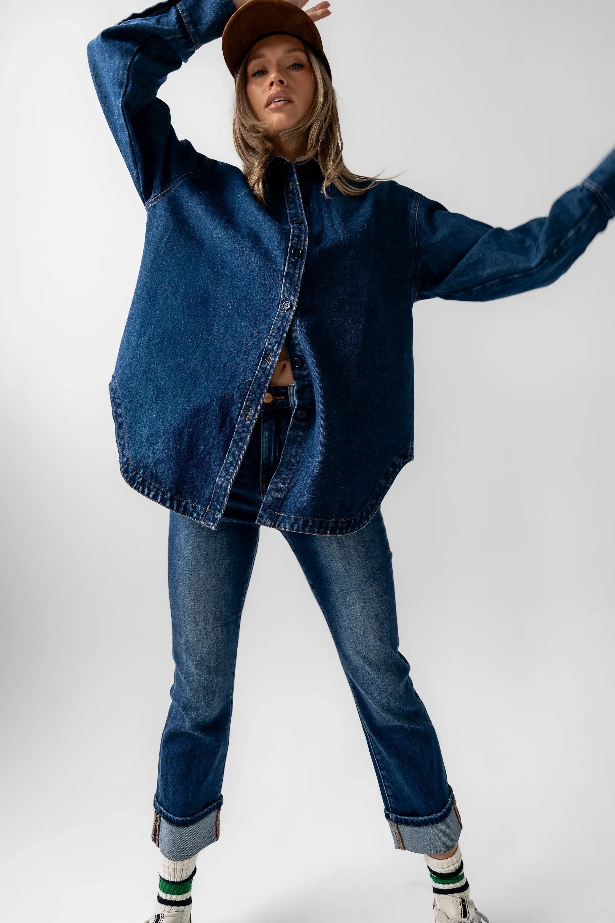 Maddy Oversized Button Up