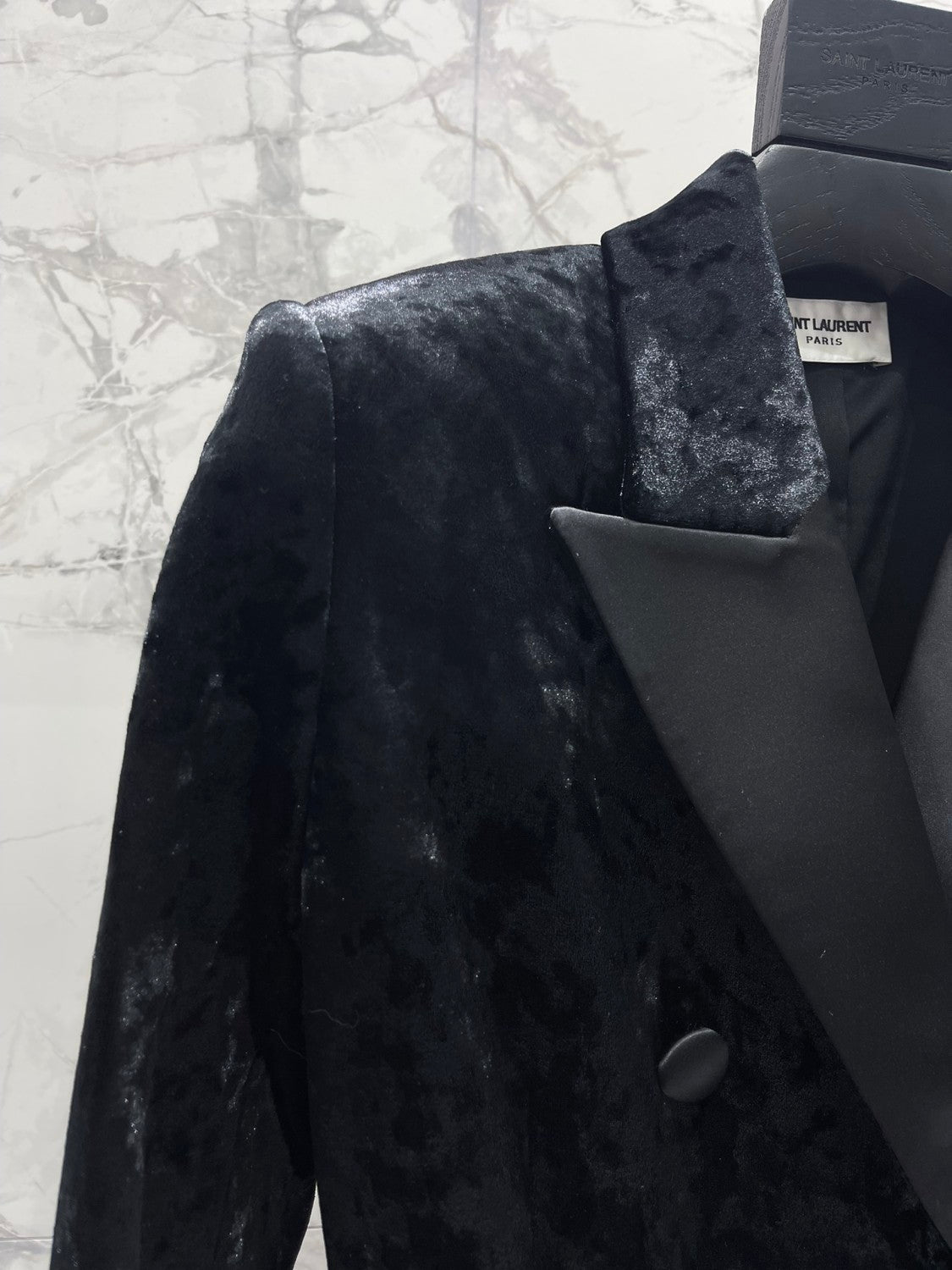 Saint Laurent Women's Velvet Blazer #333904