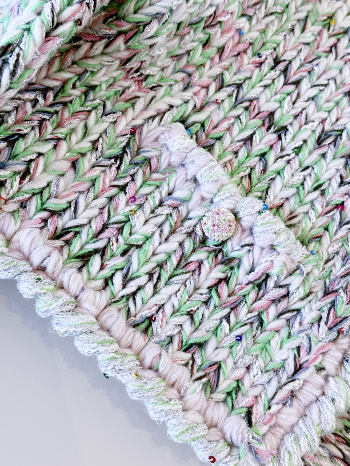 Chanel Jacket Cotton Wool Multicolour #333815