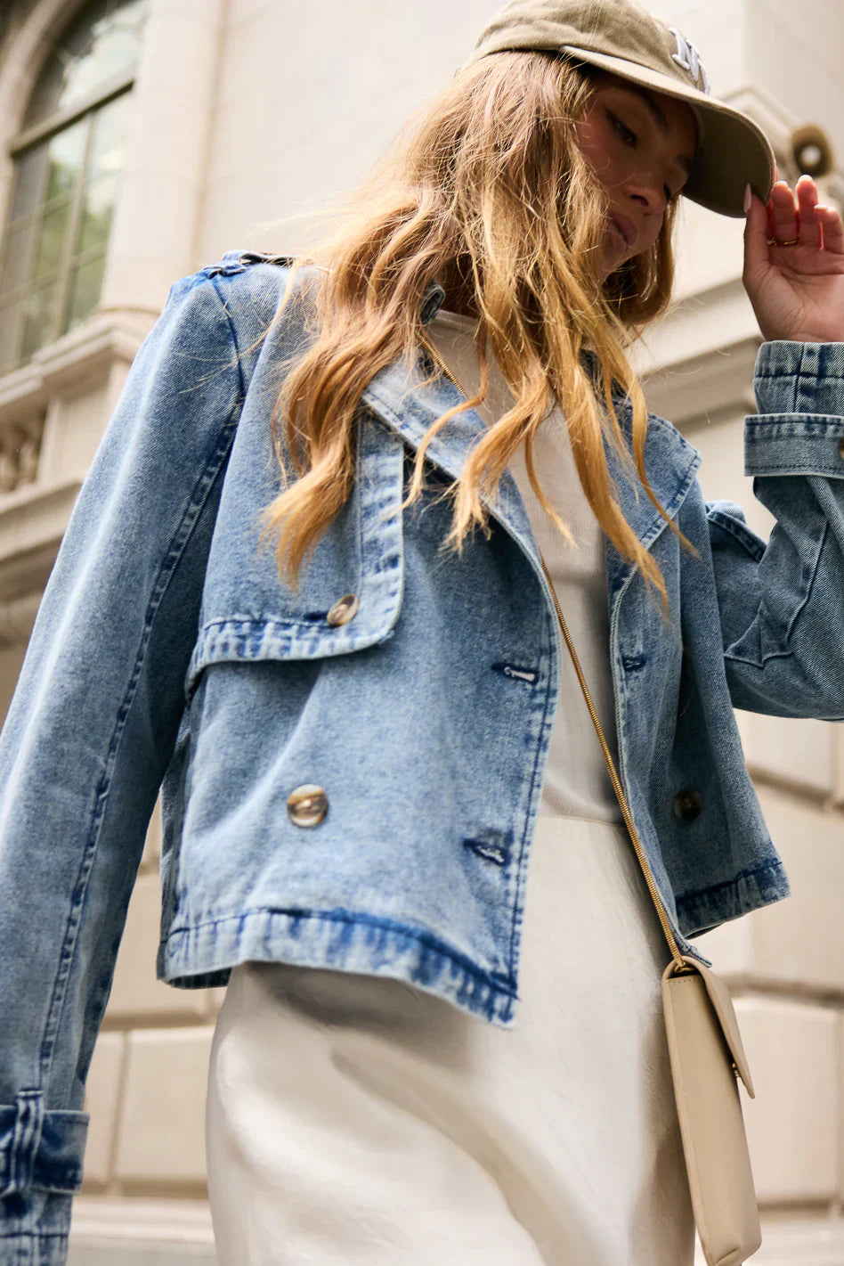 Jones Cropped Trench