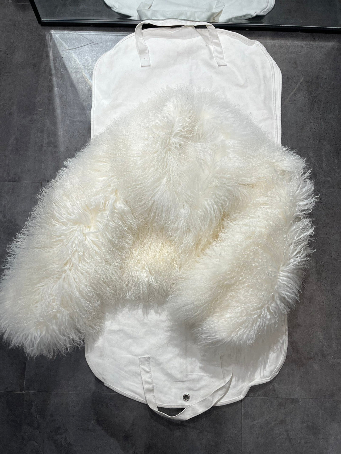 Beach Sheepskin Solid Color Fluffy Casual Long-Sleeved Fur #171746