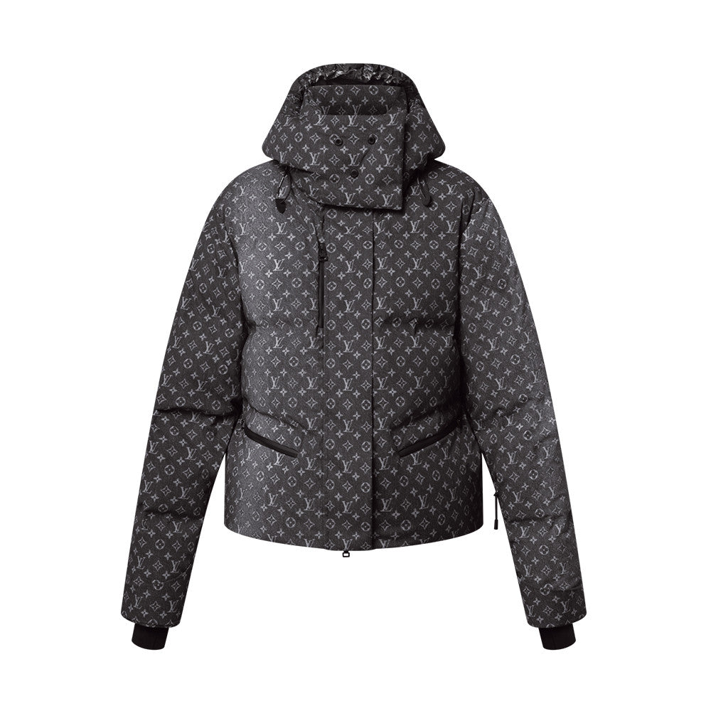 Louis Vuitton Top-quality Version Authenticity Guaranteed Denim-Effect Monogram Ski Jacket #335862