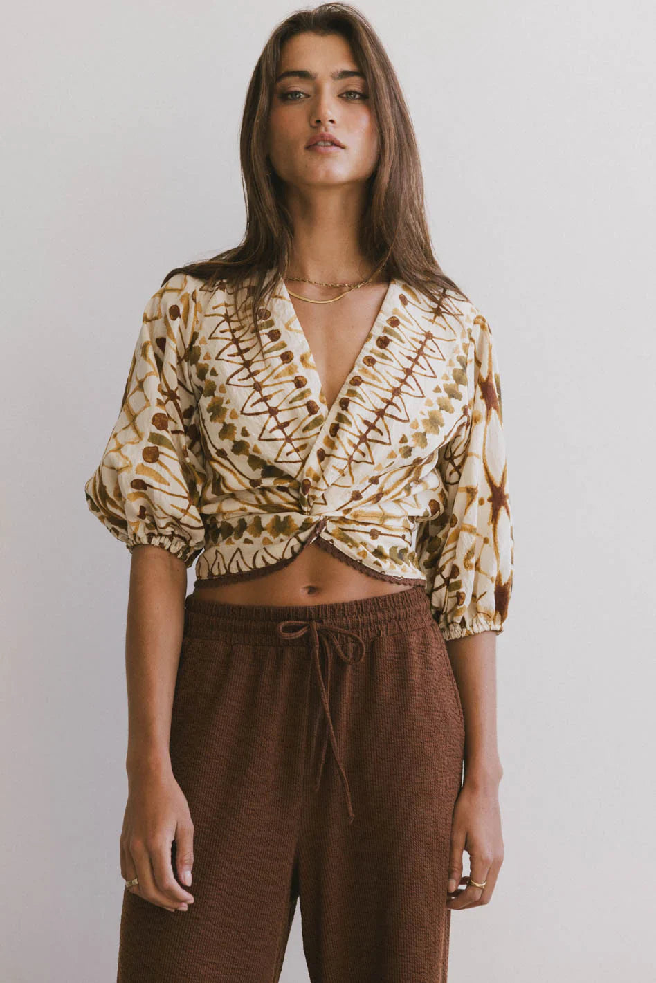 Chrissy Abstract Blouse
