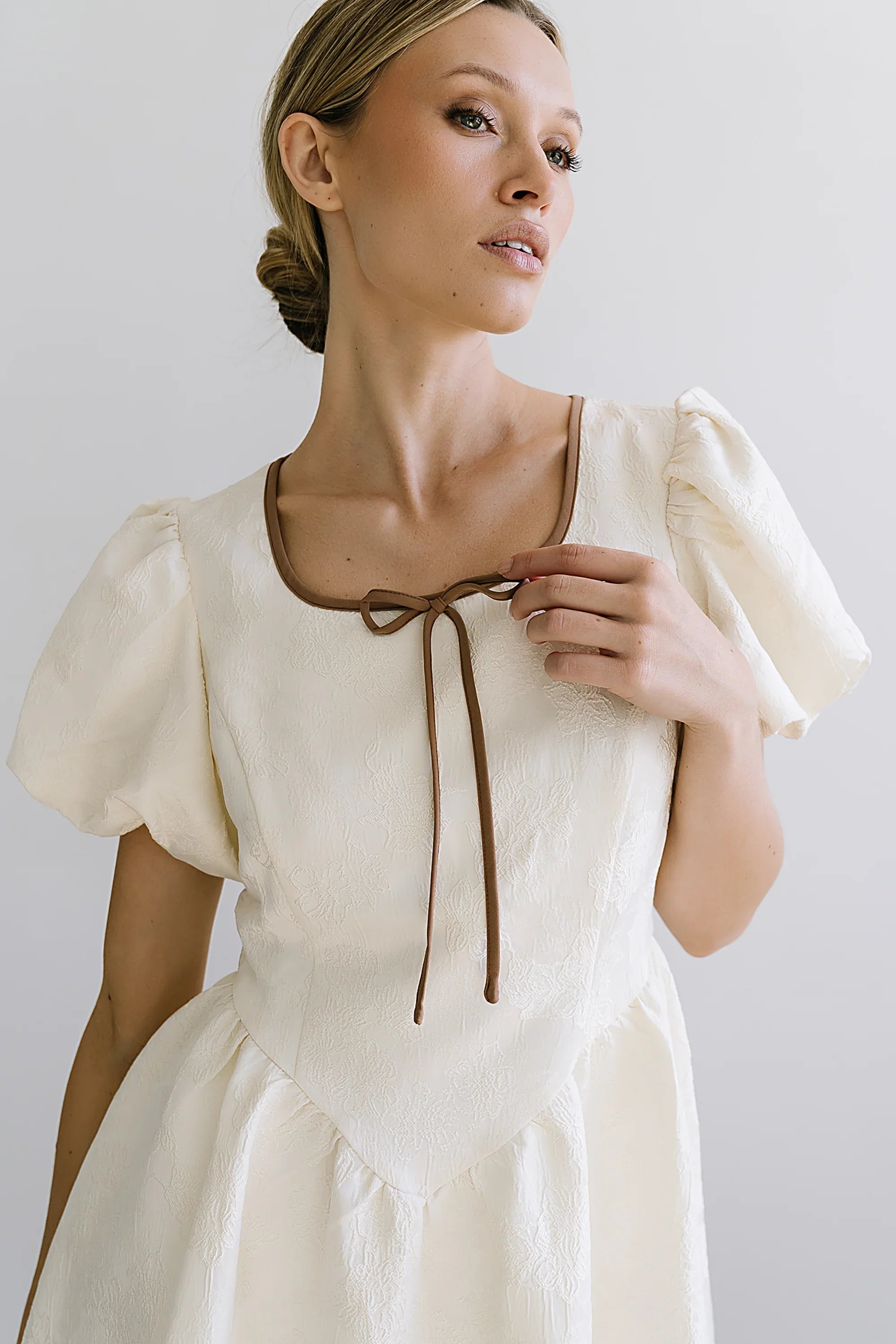 Mazie Textured Mini Dress