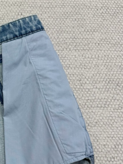 Chanel Women's Summer Cotton Bow-Tie Solid-Color Mid-Rise Denim Skirt Ngvp #2589