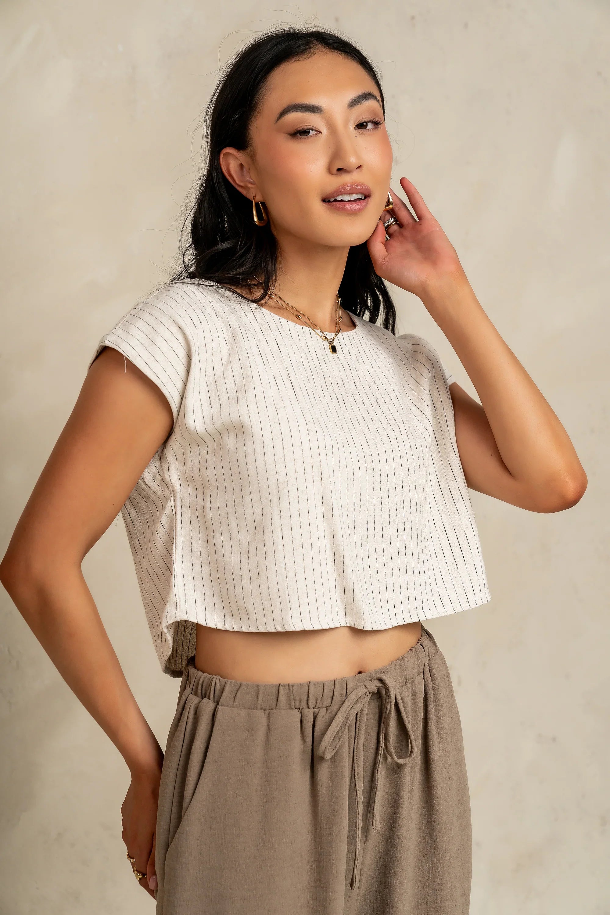Lottie Striped Blouse