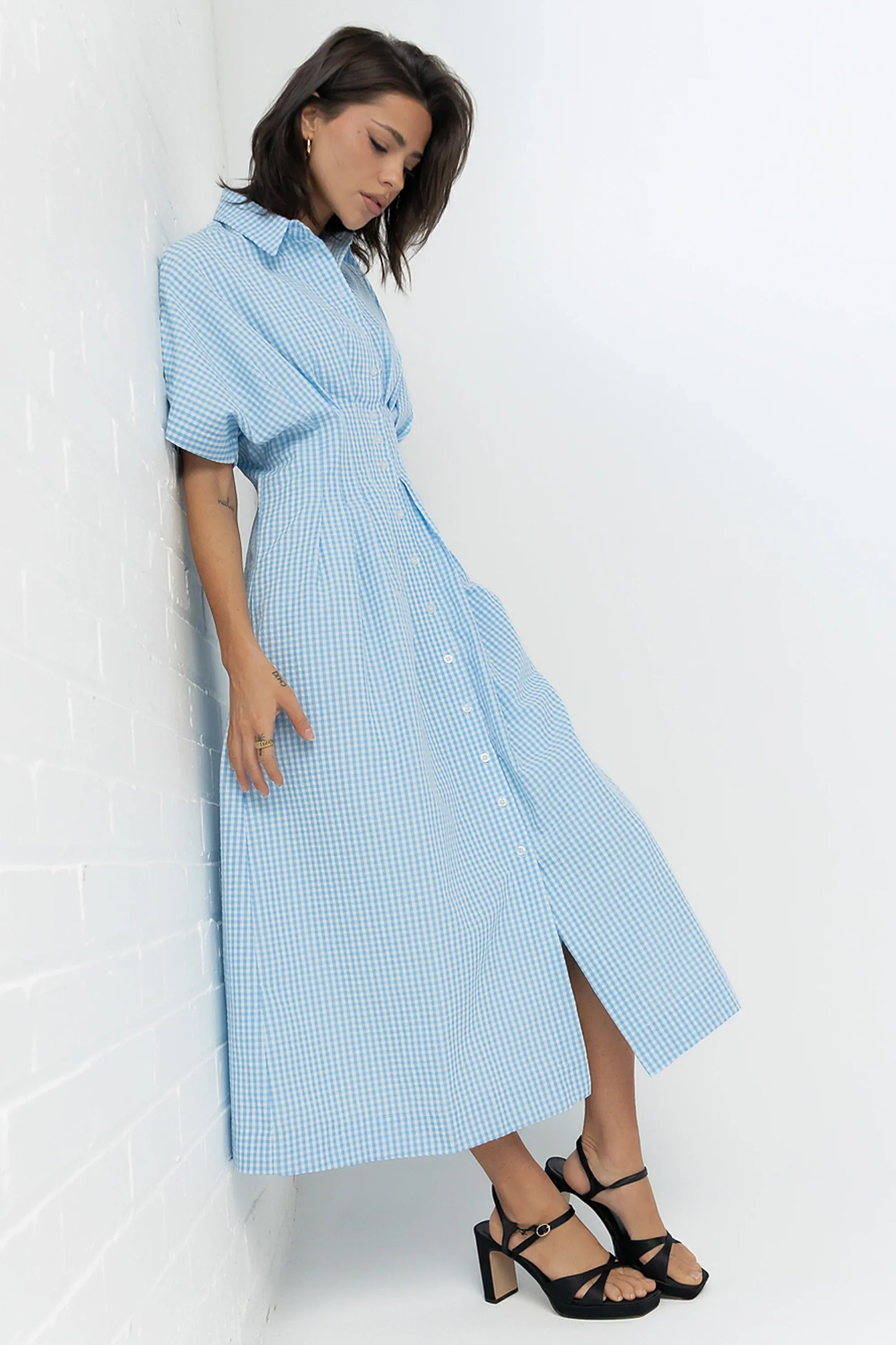 Collins Maxi Dress in Blue