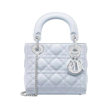 Dior Lady Women's Fashion Classic Logo Embroidered Leather Silver Buckle Lady D Bag Shoulder Bag Tote Chain Bag Bags M0505PNGE-M26Z #78476