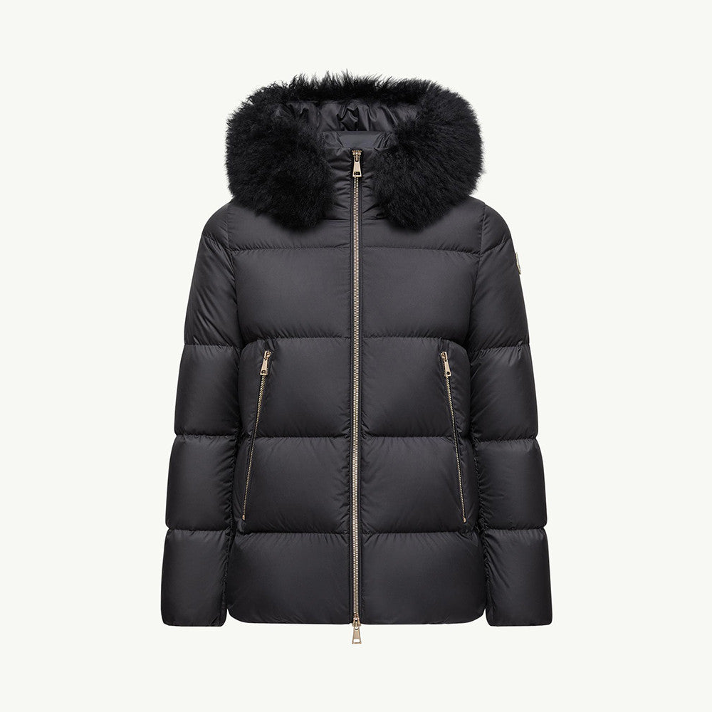 Moncler Laichefur Women's Hooded Short Down Jacket #336080