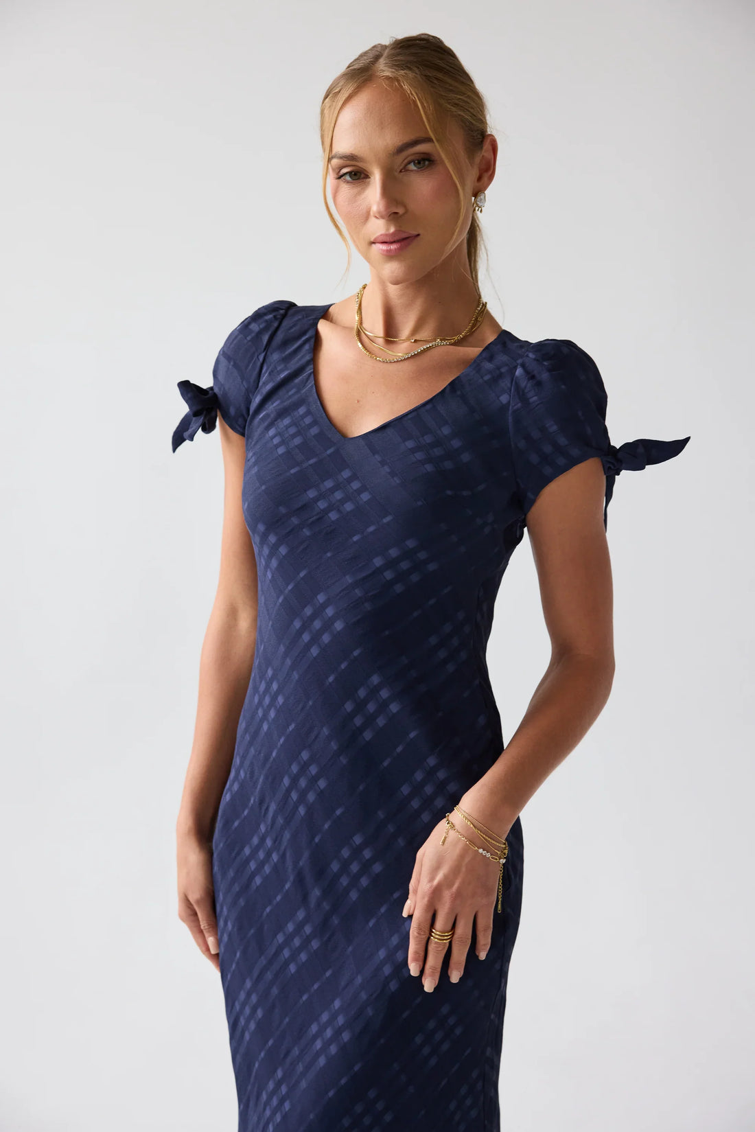 Kimmie Maxi Dress in Navy