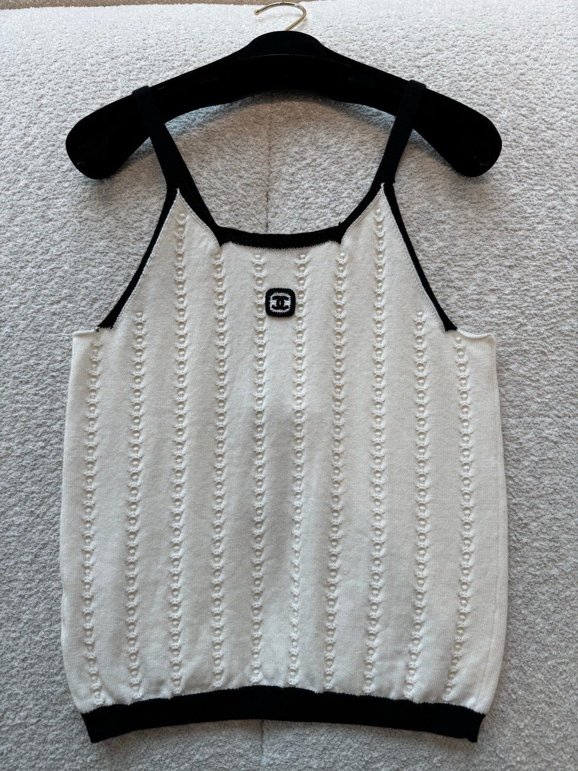 Chanel Wool Knitted Suspender Belt #377393
