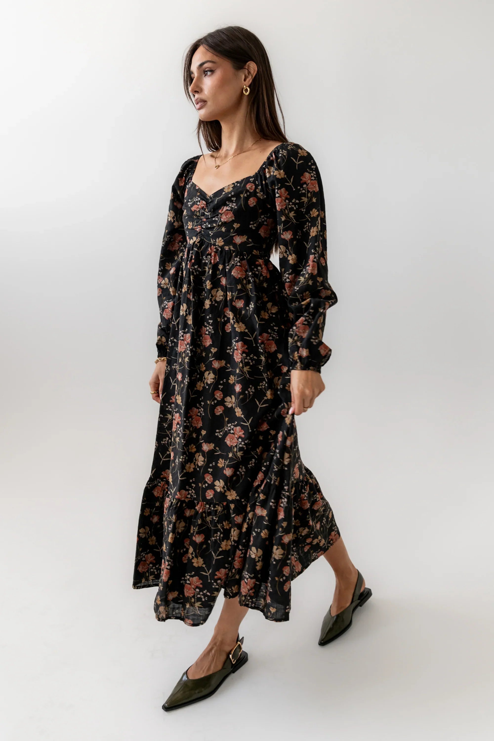 Michelle Floral Maxi Dress