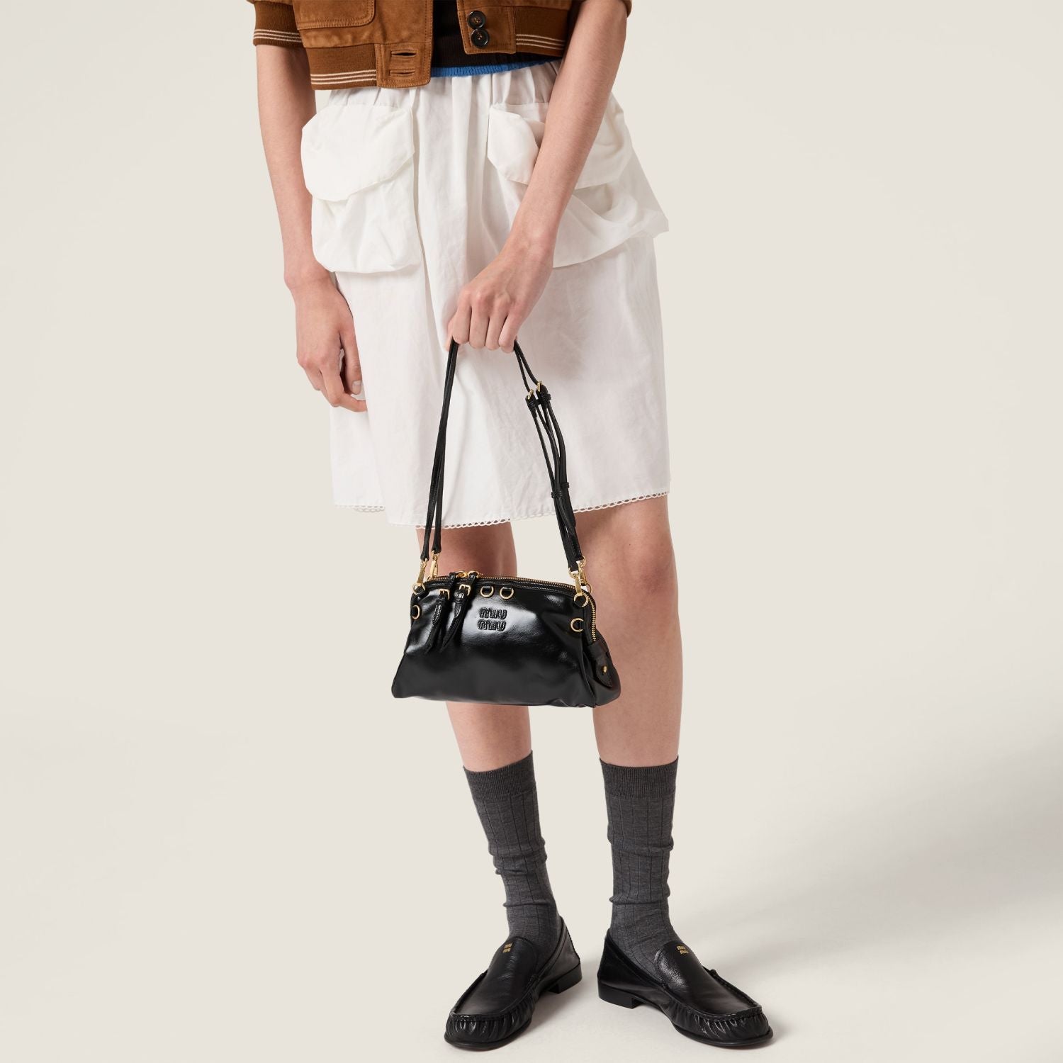 MiuMiu Caprice Leather Clutch #376359