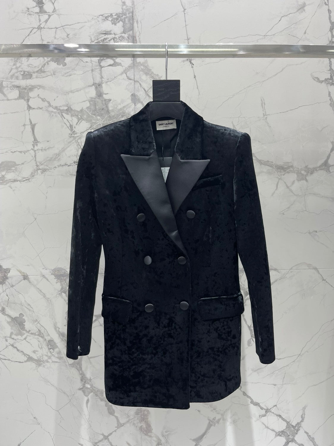 Saint Laurent Women's Velvet Blazer #333904