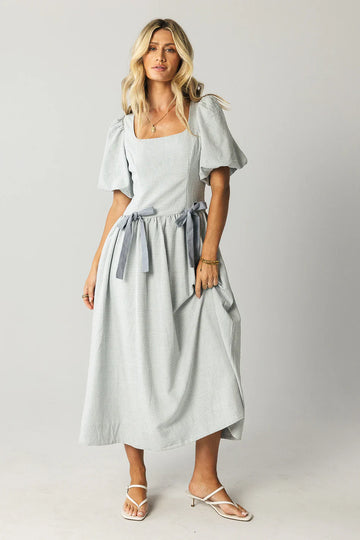 Elyse Gingham Maxi Dress