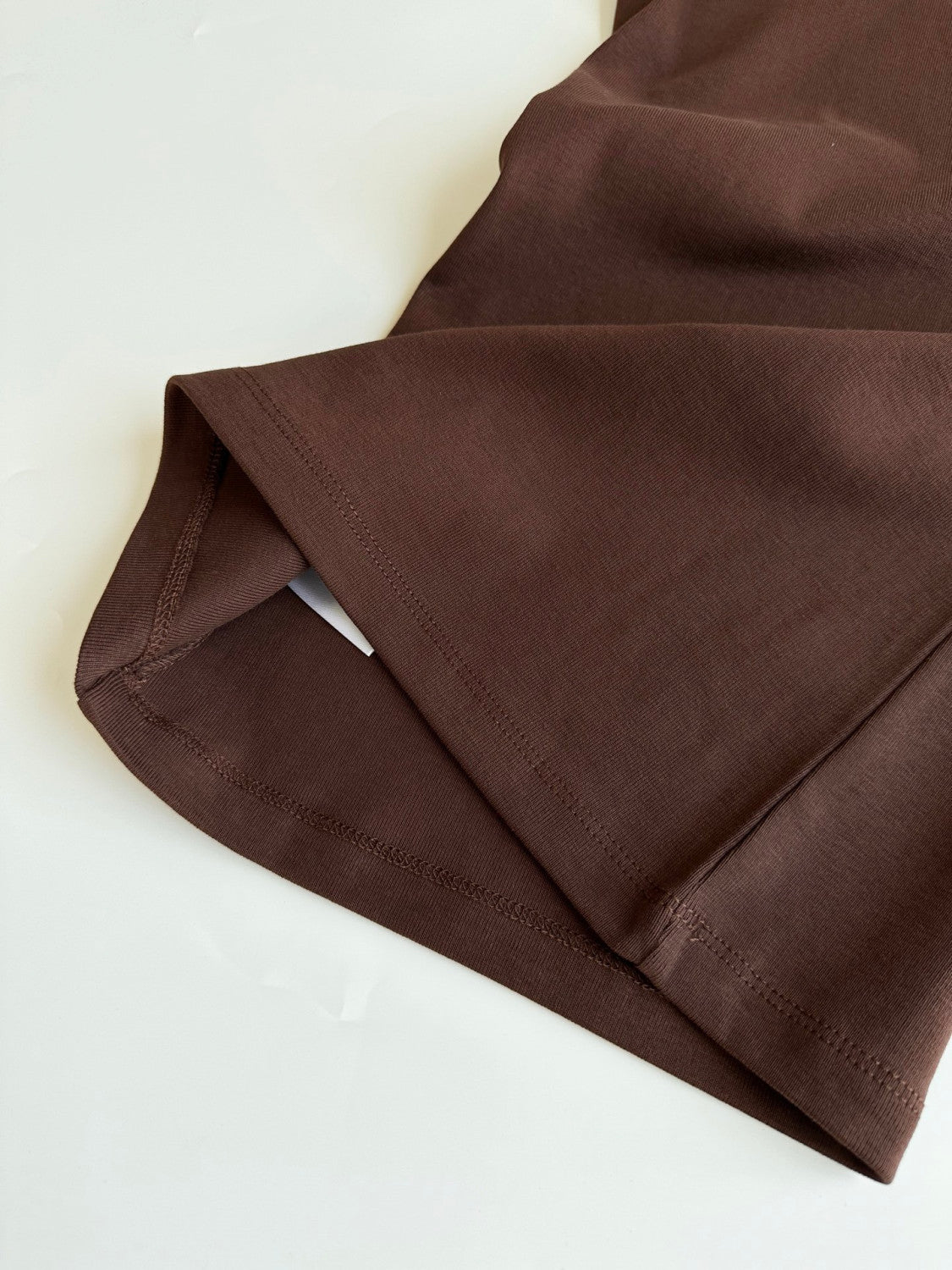 PRADA Cocoa Brown Ribbed Knit Top #378067