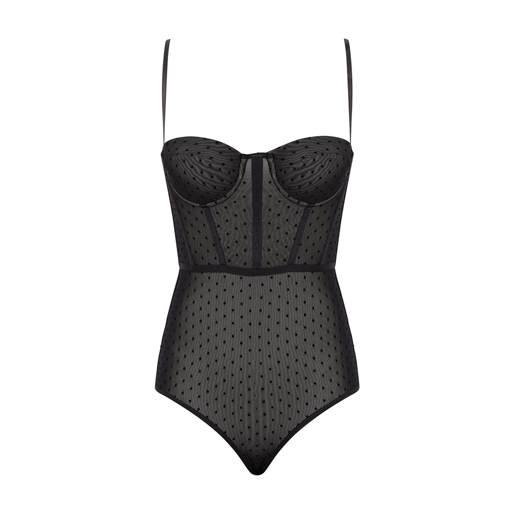 Zimmermann Dot Bodysuit Black #336152