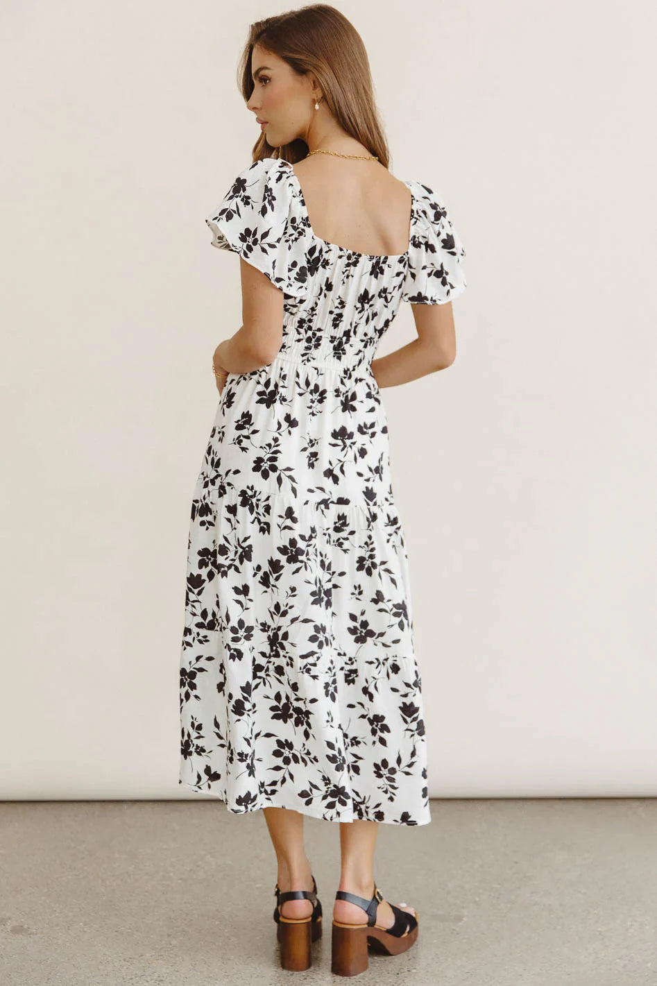 Calli Floral Midi Dress