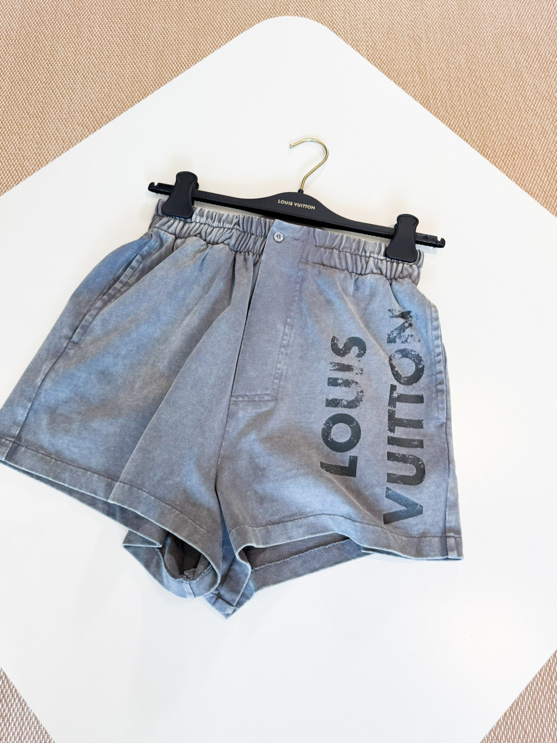 Louis Vuitton Vintage Effect T-shirt Shorts #317096