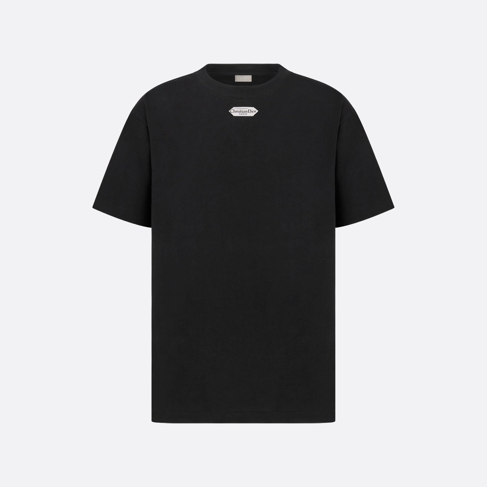 Dior Men's And Women's Summer Fashion Casual Solid Color Crew Neck Loose Fit Cotton Plain Weave Knit Short Sleeve T-Shirt #78564