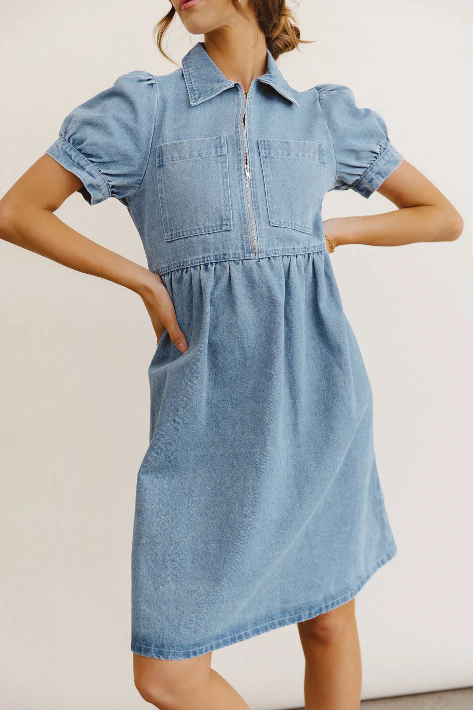 Georgia Denim Midi Dress