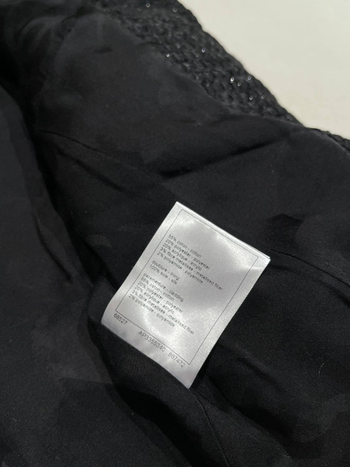 Chanel Four-pocket Long Coat in Fine Shiny Tweed #334124