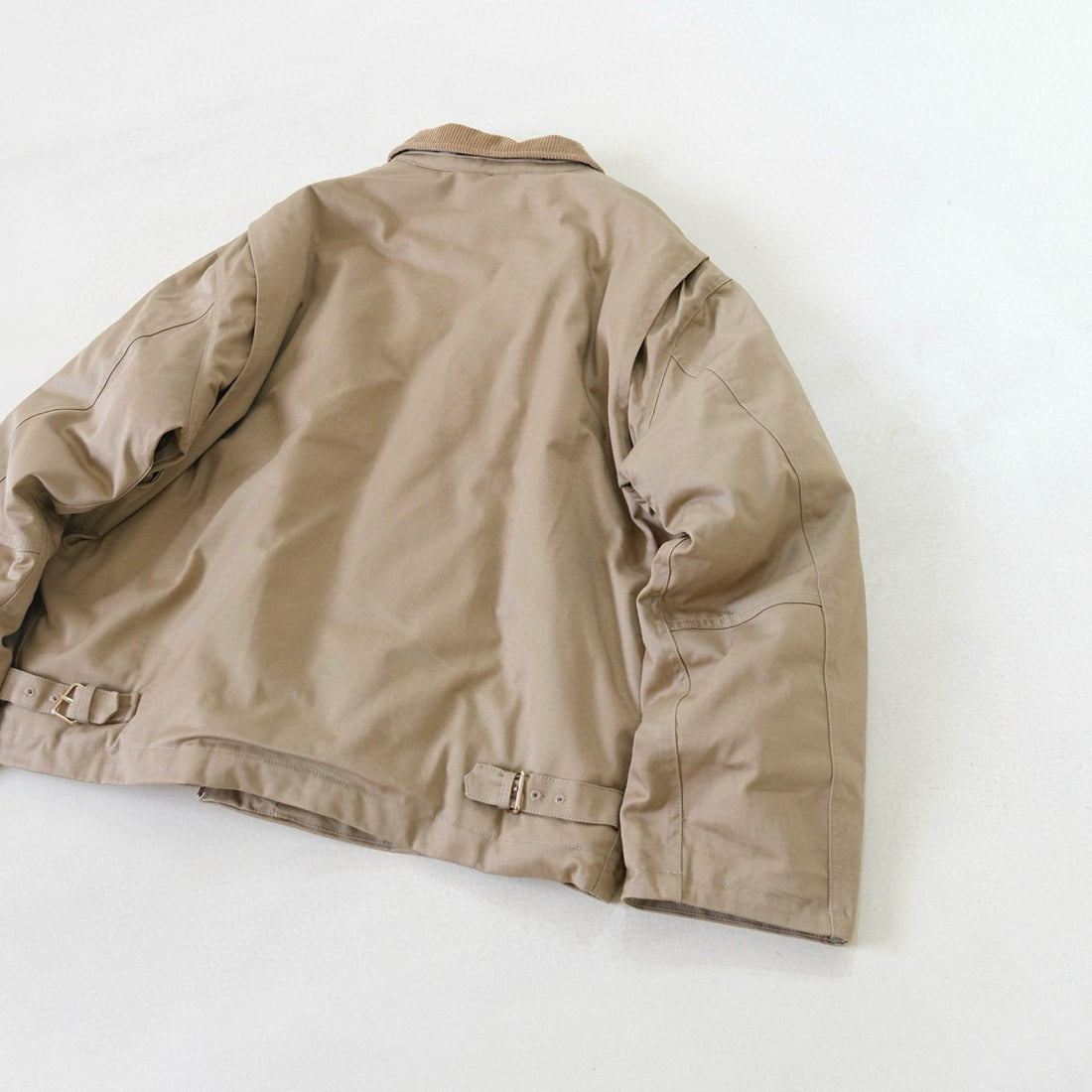 MiuMiu Men's And Women's Autumn/Winter Fashion Classic Vintage Lapel Zipper Corduroy Collar Workwear Cotton Jacket #79214