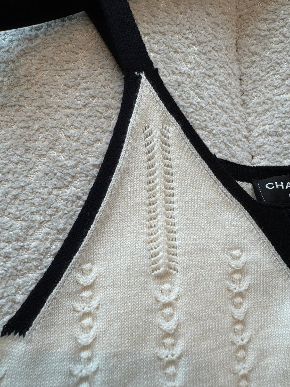 Chanel Wool Knitted Suspender Belt #377393