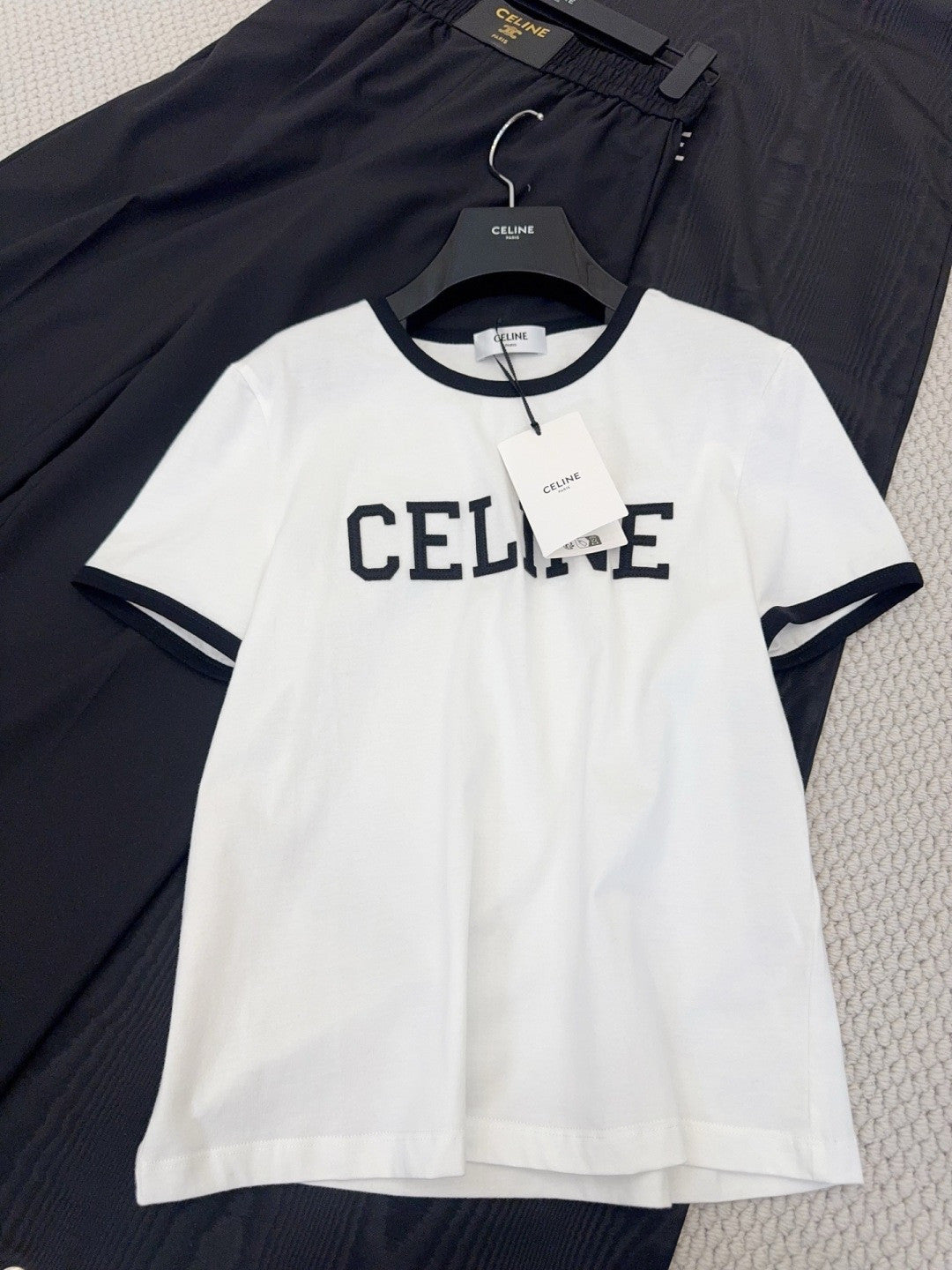 Celine Regular T-shirt in Cotton Jersey #377092