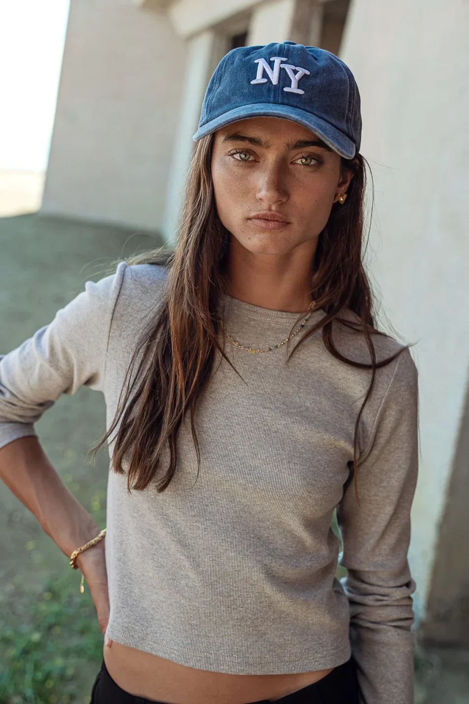 Hallie Top in Grey