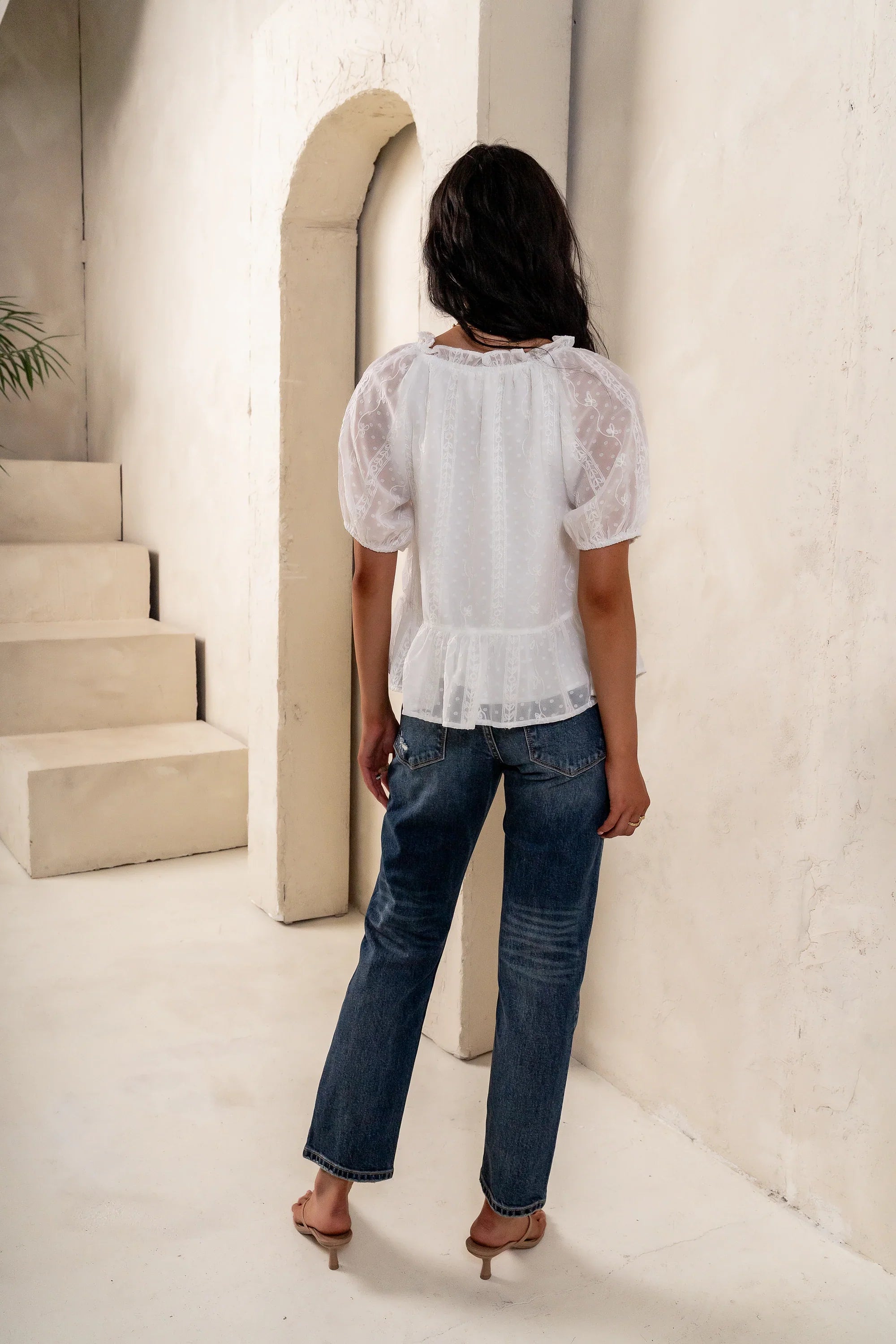 Melina Embroidered Blouse