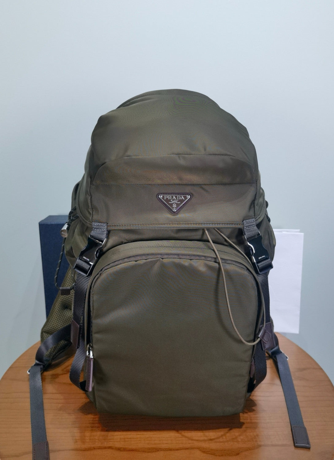 PRADA Prada Speedrock Re-nylon And Leather Backpack #383410